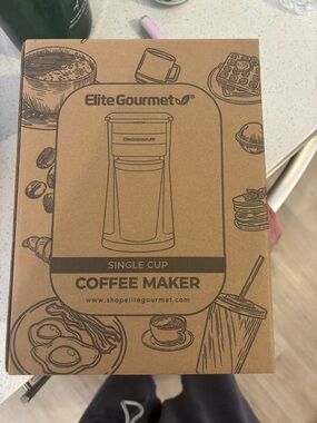 Single Cup Coffee Maker – Brown